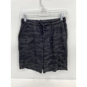 R Public Record Black Camo Sweat Shorts Pockets Big Boy 12 Large